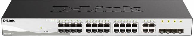 Коммутатор D-Link DGS-1210-28/F3A — для бизнеса и офиса Коммутатор D-Link DGS-1210-28/F3A — для бизнеса и офиса
