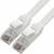 Greenconnect Патч-корд PROF плоский прямой 1.5m, UTP медь кат.6, белый, 30 AWG, ethernet high speed 10 Гбит/с, RJ45, T568B, GCR-51788 Greenconnect RJ45(m) - RJ45(m) Cat. 6 U/UTP PVC 1.5м белый — для бизнеса и офиса