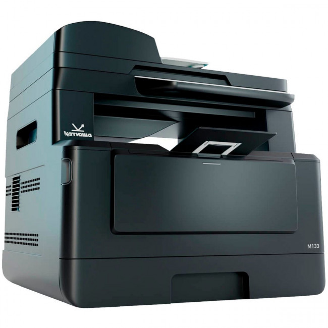 МФУ Катюша М133 (А4, МФУ лазерный C/P/S(цв), Ч/Б, 33 стр/мин А4, двусторонняя печать 8 стр/мин А4, макс. разрешение печати 1200х1200 dpi; процессор 1000 МГц, оперативная память 1 ГБ RAM, лоток подачи 250 листов (60-120 г/м2 ), обходной лоток 10 листов ( — для бизнеса и офиса МФУ Катюша М133 (А4, МФУ лазерный C/P/S(цв), Ч/Б, 33 стр/мин А4, двусторонняя печать 8 стр/мин А4, макс. разрешение печати 1200х1200 dpi; процессор 1000 МГц, оперативная память 1 ГБ RAM, лоток подачи 250 листов (60-120 г/м2 ), обходной лоток 10 листов ( — для бизнеса и офиса
