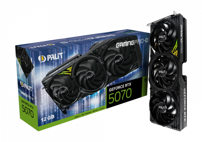 Видеокарта PALIT RTX5070 12GB GAMING PRO-S 12GB — для бизнеса и офиса