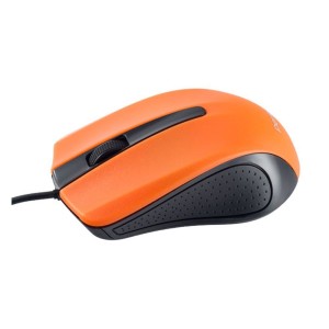 Мышь проводная PERFEO Rainbow черно-оранжевый