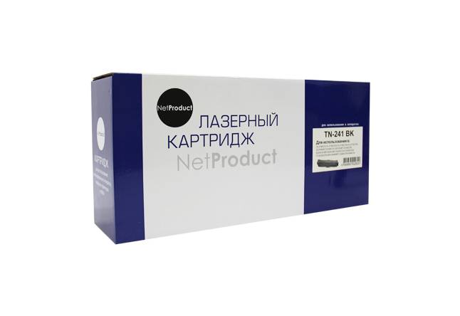 Тонер-картридж NetProduct (N-TN-241Bk) для Brother HL-3140CW/3150CDW/3170CDW, Bk, 2,5K — для бизнеса и офиса Тонер-картридж NetProduct (N-TN-241Bk) для Brother HL-3140CW/3150CDW/3170CDW, Bk, 2,5K — для бизнеса и офиса