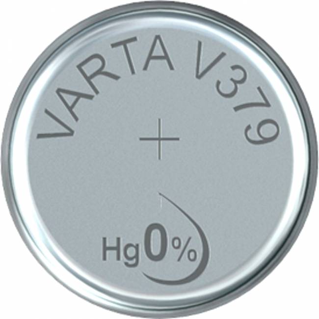 Батарейка Varta 379 (SR521SW) BL1 Silver Oxide 1.55V (1/10/100) (1 шт.) Varta SILVER OXIDE SR521SW (00379101111) — для бизнеса и офиса Батарейка Varta 379 (SR521SW) BL1 Silver Oxide 1.55V (1/10/100) (1 шт.) Varta SILVER OXIDE SR521SW (00379101111) — для бизнеса и офиса
