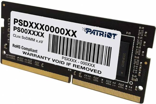 Память DDR4 16Gb 2666MHz Patriot PSD416G266681S — для бизнеса и офиса Память DDR4 16Gb 2666MHz Patriot PSD416G266681S — для бизнеса и офиса