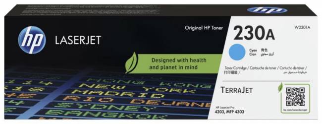 Тонер-картридж HP 230A (W2301A) — для бизнеса и офиса Тонер-картридж HP 230A (W2301A) — для бизнеса и офиса