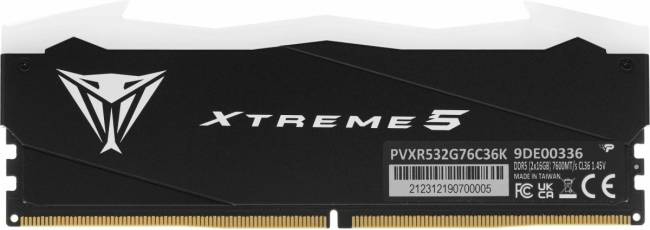 Память DDR5 2x16Gb 7600MHz Patriot PVXR532G76C36K — для бизнеса и офиса Память DDR5 2x16Gb 7600MHz Patriot PVXR532G76C36K — для бизнеса и офиса