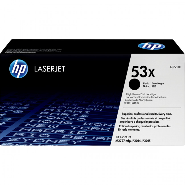 Тонер-картридж HP Q7553X — для бизнеса и офиса