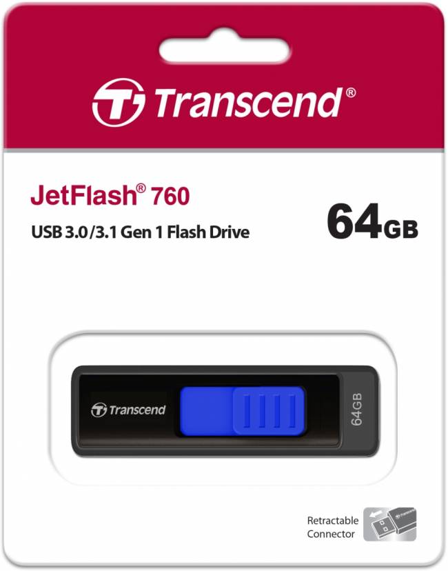 Флеш-накопитель Transcend JetFlash 760 — для бизнеса и офиса Флеш-накопитель Transcend JetFlash 760 — для бизнеса и офиса