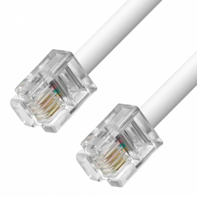 Greenconnect Телефонный шнур удлинитель для аппарата 2.0m GCR-TP6P4C-2.0m, 6P4C (джек 6p4c - jack 6p4c) белый Greenconnect RJ11 - RJ11 2м — для бизнеса и офиса Greenconnect Телефонный шнур удлинитель для аппарата 2.0m GCR-TP6P4C-2.0m, 6P4C (джек 6p4c - jack 6p4c) белый Greenconnect RJ11 - RJ11 2м — для бизнеса и офиса