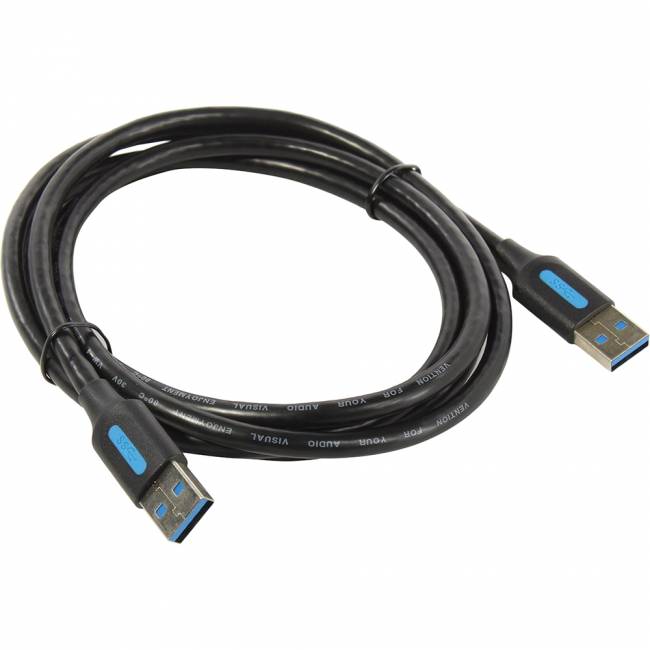 Кабель Vention USB 3.0 AM/AM - 1.5м Кабель Vention USB 3.0 AM/AM - 1.5 м (CONBG) — для бизнеса и офиса