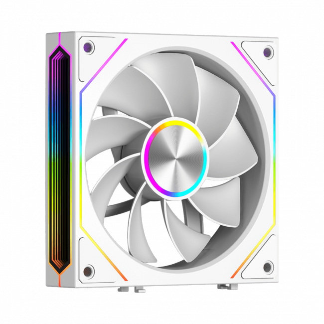 Кулер для корпуса PCCooler F3 X120R ARGB WH — для бизнеса и офиса Кулер для корпуса PCCooler F3 X120R ARGB WH — для бизнеса и офиса