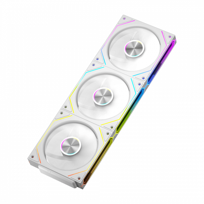 Кулер для корпуса PCCooler F3 X120R ARGB WH — для бизнеса и офиса Кулер для корпуса PCCooler F3 X120R ARGB WH — для бизнеса и офиса