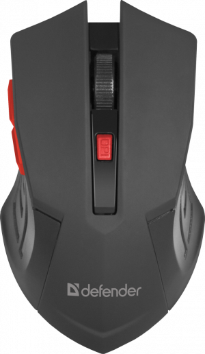Defender Беспроводная оптическая мышь Accura MM-275 красный,6 кнопок, 800-1600 dpi Defender Accura MM-275 Red