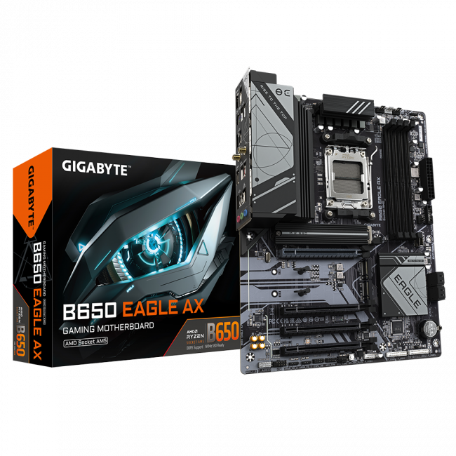 Материнская плата GIGABYTE B650 EAGLE AX — для бизнеса и офиса Материнская плата GIGABYTE B650 EAGLE AX — для бизнеса и офиса