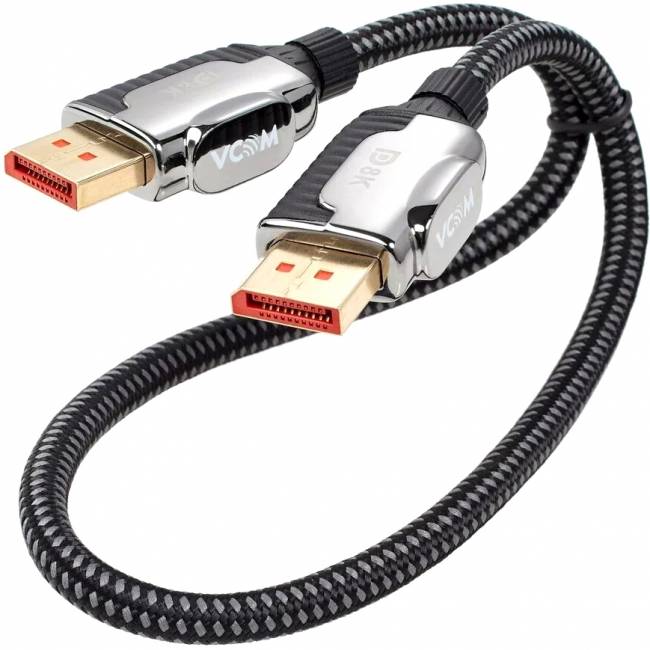 Кабель соединительный DISPLAY PORT v1.4, 8K@60Hz, 0.5m VCOM <CG634-0.5M> VCOM CG634-0.5M — для бизнеса и офиса