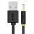 Greenconnect Адаптер 1,0 м переходник питания 5V -гибкий  USB AM / DC Jack 3.5mm, GCR-50881 Greenconnect USB 2.0 Type-AM - DC Jack 3.5mm (m) 1м — для бизнеса и офиса
