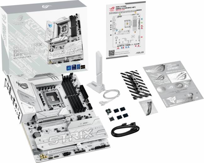 Материнская плата ASUS ROG STRIX B860-A GAMING WIFI — для бизнеса и офиса Материнская плата ASUS ROG STRIX B860-A GAMING WIFI — для бизнеса и офиса