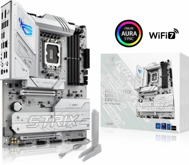 Материнская плата ASUS ROG STRIX B860-A GAMING WIFI — для бизнеса и офиса Материнская плата ASUS ROG STRIX B860-A GAMING WIFI — для бизнеса и офиса