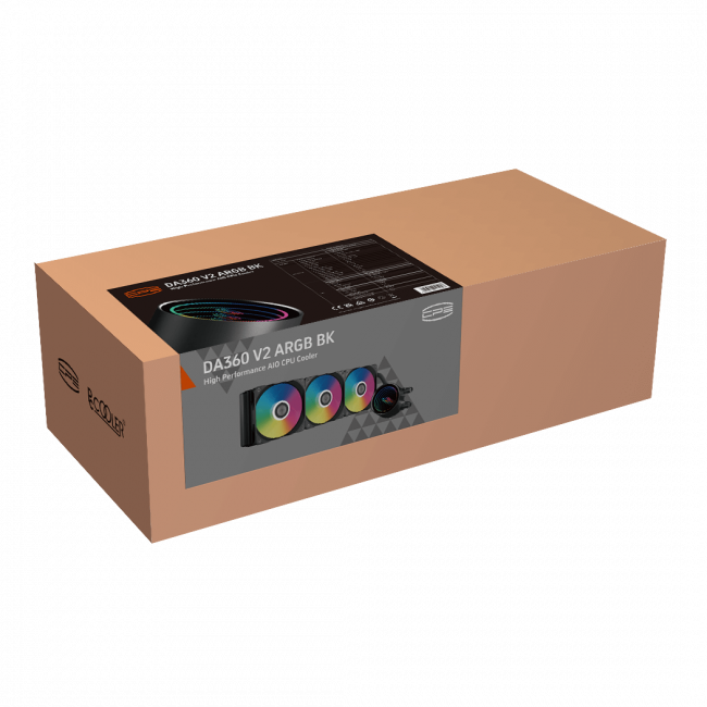 Система охлаждения PCCooler DA360 V2 ARGB BK — для бизнеса и офиса Система охлаждения PCCooler DA360 V2 ARGB BK — для бизнеса и офиса