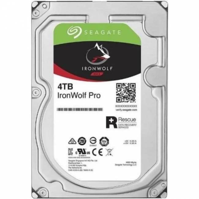 Жесткий диск Seagate IronWolf Pro NAS ST4000NE001 — для бизнеса и офиса