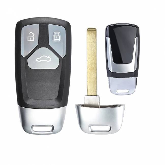 Корпус смарт ключа AUDI MLB 3 кнопки + вставка HU66 — для бизнеса и офиса Корпус смарт ключа AUDI MLB 3 кнопки + вставка HU66 — для бизнеса и офиса