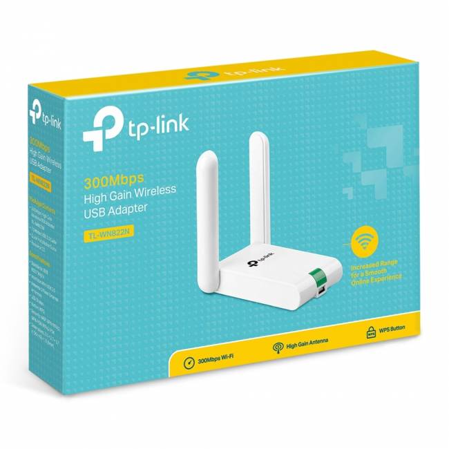 Адаптер Wi-Fi TP-Link TL-WN822N — для бизнеса и офиса Адаптер Wi-Fi TP-Link TL-WN822N — для бизнеса и офиса