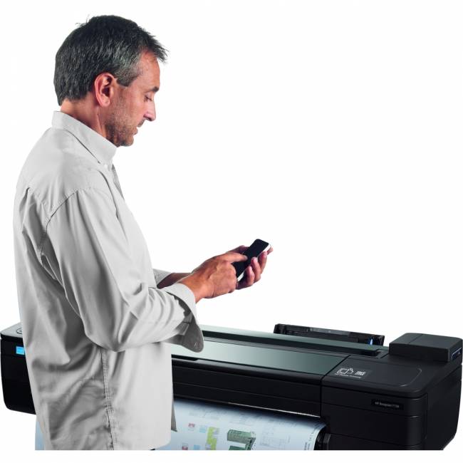 Плоттер HP DesignJet T730 36-in Printer — для бизнеса и офиса Плоттер HP DesignJet T730 36-in Printer — для бизнеса и офиса