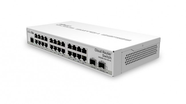 Коммутатор Mikrotik CRS326-24G-2S+IN — для бизнеса и офиса