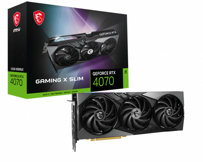 Видеокарта MSI GeForce RTX 4070 GAM — для бизнеса и офиса Видеокарта MSI GeForce RTX 4070 GAM — для бизнеса и офиса