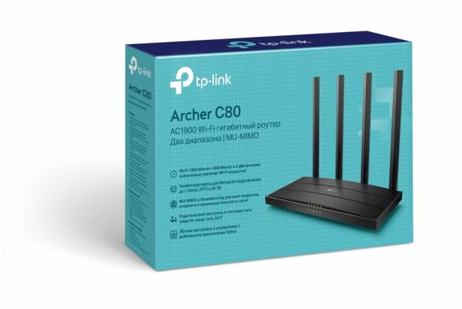 Маршрутизатор TP-Link Archer C80 — для бизнеса и офиса Маршрутизатор TP-Link Archer C80 — для бизнеса и офиса