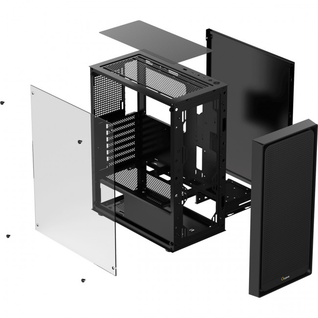 Корпус ПК без блока питания Ocypus Gamma-C50-BKG000XX-GL — для бизнеса и офиса Корпус ПК без блока питания Ocypus Gamma-C50-BKG000XX-GL — для бизнеса и офиса