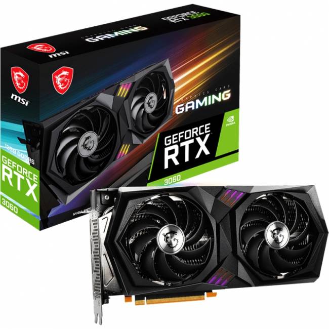 Видеокарта MSI GeForce RTX 3060 GAMING 12G — для бизнеса и офиса Видеокарта MSI GeForce RTX 3060 GAMING 12G — для бизнеса и офиса