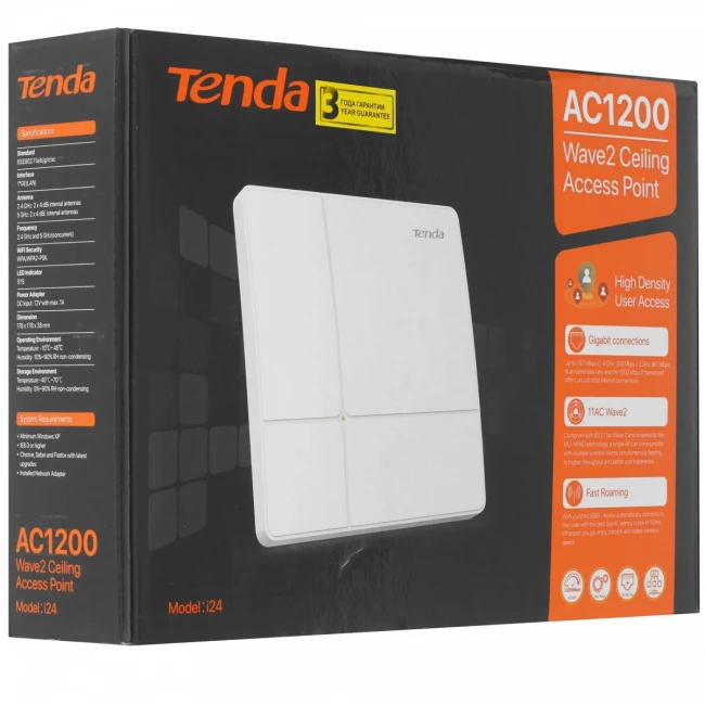 Точка доступа Tenda i24 — для бизнеса и офиса