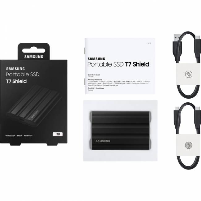 Внешние HDD и SSD Samsung T7 Shield 1TB (MU-PE1T0S/WW) — для бизнеса и офиса