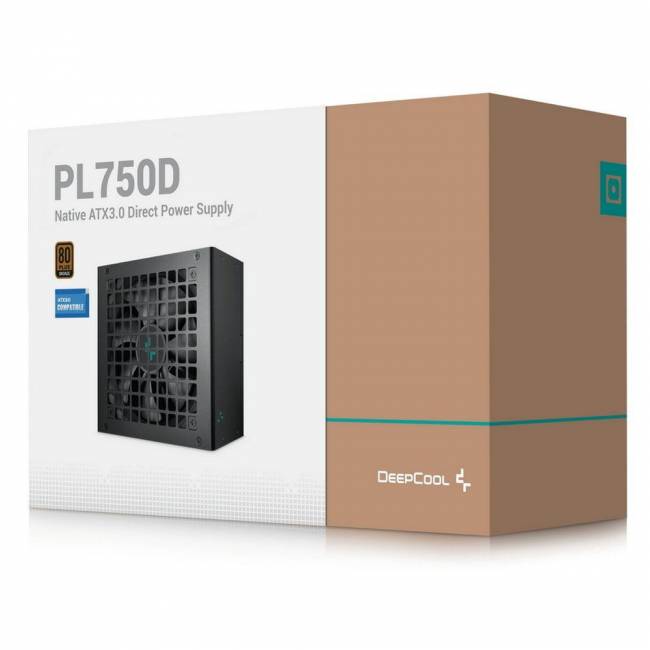Блок питания ПК Deepcool R-PL750D-FC0B-WDEU-V2 — для бизнеса и офиса Блок питания ПК Deepcool R-PL750D-FC0B-WDEU-V2 — для бизнеса и офиса