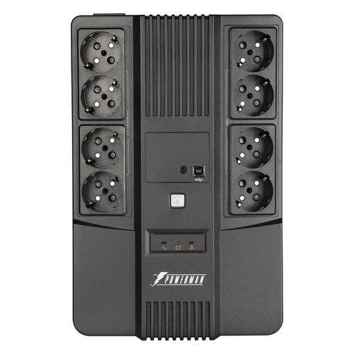 ИБП POWERMAN Brick 650 PLUS, линейно-интерактивный, 650ВА, 360Вт, 4 евророзетки с резервным питанием, 4 евророзетки с фильтрацией, USB, защита RJ45/RJ11, батарея 12В 7Ач 1 шт., 293мм х 202мм х 93мм, 4.5 кг. POWERMAN POWERMAN BRICK 650 PLUS — для бизнеса и офиса ИБП POWERMAN Brick 650 PLUS, линейно-интерактивный, 650ВА, 360Вт, 4 евророзетки с резервным питанием, 4 евророзетки с фильтрацией, USB, защита RJ45/RJ11, батарея 12В 7Ач 1 шт., 293мм х 202мм х 93мм, 4.5 кг. POWERMAN POWERMAN BRICK 650 PLUS — для бизнеса и офиса