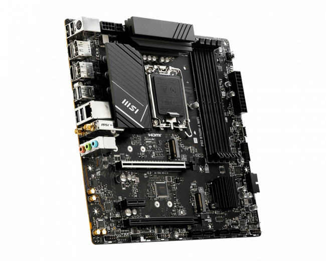 Материнская плата MSI PRO B760M-A WIFI — для бизнеса и офиса Материнская плата MSI PRO B760M-A WIFI — для бизнеса и офиса