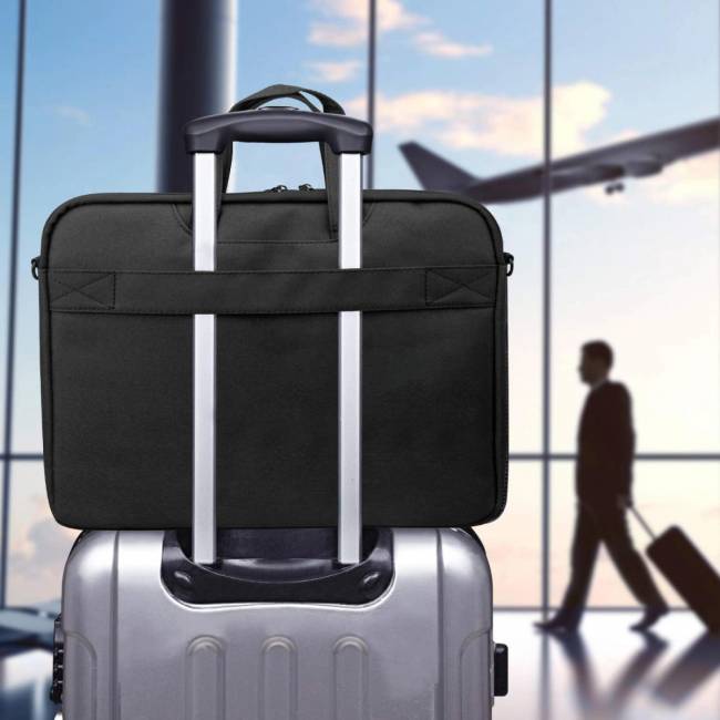 Сумка для ноутбука 15.6" Continent СС-108 BK — для бизнеса и офиса Сумка для ноутбука 15.6" Continent СС-108 BK — для бизнеса и офиса