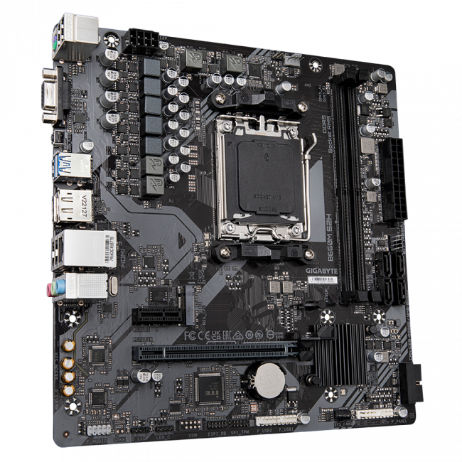 Материнская плата GIGABYTE B650M S2H — для бизнеса и офиса Материнская плата GIGABYTE B650M S2H — для бизнеса и офиса