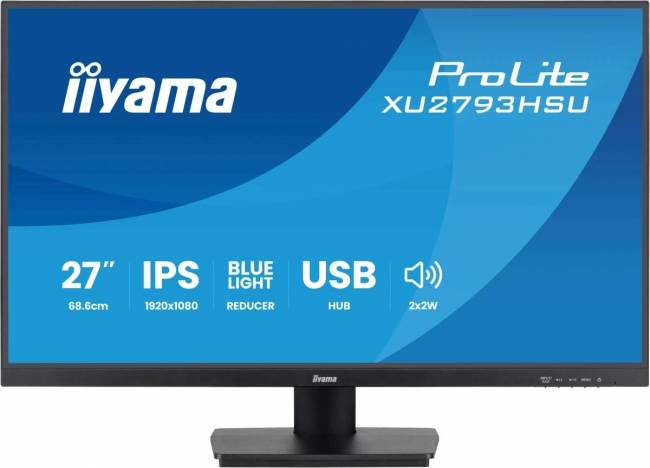 Монитор IIYAMA XU2793HSU-B7 — для бизнеса и офиса Монитор IIYAMA XU2793HSU-B7 — для бизнеса и офиса