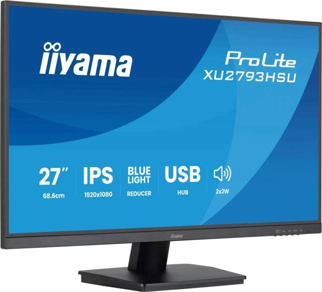 Монитор IIYAMA XU2793HSU-B7 — для бизнеса и офиса Монитор IIYAMA XU2793HSU-B7 — для бизнеса и офиса