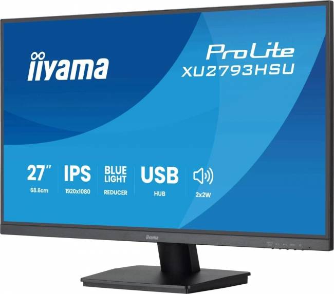 Монитор IIYAMA XU2793HSU-B7 — для бизнеса и офиса Монитор IIYAMA XU2793HSU-B7 — для бизнеса и офиса