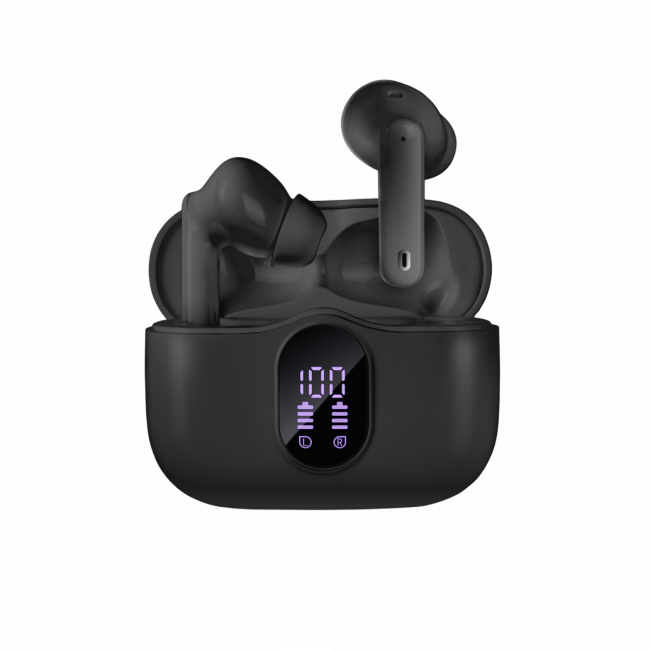 Беспроводные внутриканальные наушники с микрофоном SVEN E-315B, черный (Bluetooth, TWS, ANC, ENC, APP) Sven E-315B — для бизнеса и офиса Беспроводные внутриканальные наушники с микрофоном SVEN E-315B, черный (Bluetooth, TWS, ANC, ENC, APP) Sven E-315B — для бизнеса и офиса