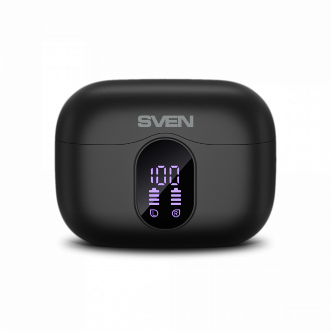 Беспроводные внутриканальные наушники с микрофоном SVEN E-315B, черный (Bluetooth, TWS, ANC, ENC, APP) Sven E-315B — для бизнеса и офиса Беспроводные внутриканальные наушники с микрофоном SVEN E-315B, черный (Bluetooth, TWS, ANC, ENC, APP) Sven E-315B — для бизнеса и офиса