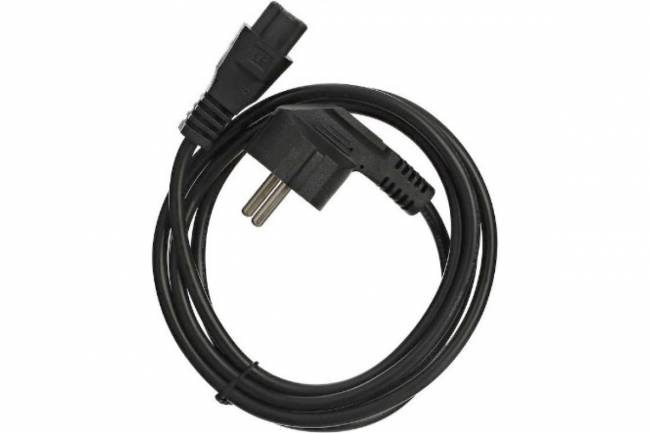 Кабель питания для ноутбуков 3-pin (угловая Евровилка) <VDE> 3G*0.5mm2 VCOM <CE022-CU0.5-3>, 3m VCOM CE022-CU0.5-3M — для бизнеса и офиса Кабель питания для ноутбуков 3-pin (угловая Евровилка) <VDE> 3G*0.5mm2 VCOM <CE022-CU0.5-3>, 3m VCOM CE022-CU0.5-3M — для бизнеса и офиса