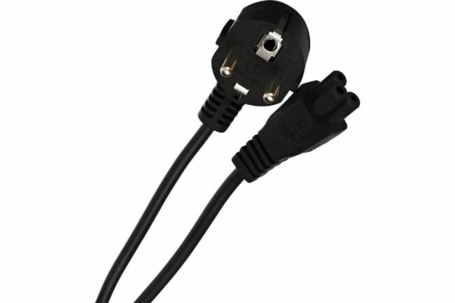 Кабель питания для ноутбуков 3-pin (угловая Евровилка) <VDE> 3G*0.5mm2 VCOM <CE022-CU0.5-3>, 3m VCOM CE022-CU0.5-3M — для бизнеса и офиса Кабель питания для ноутбуков 3-pin (угловая Евровилка) <VDE> 3G*0.5mm2 VCOM <CE022-CU0.5-3>, 3m VCOM CE022-CU0.5-3M — для бизнеса и офиса