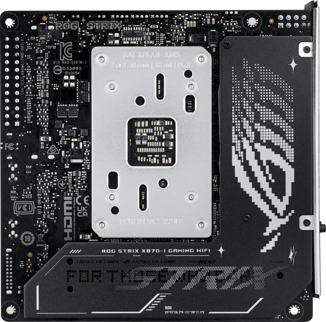 Материнская плата ASUS ROG STRIX X870-I GAMING WIFI — для бизнеса и офиса Материнская плата ASUS ROG STRIX X870-I GAMING WIFI — для бизнеса и офиса