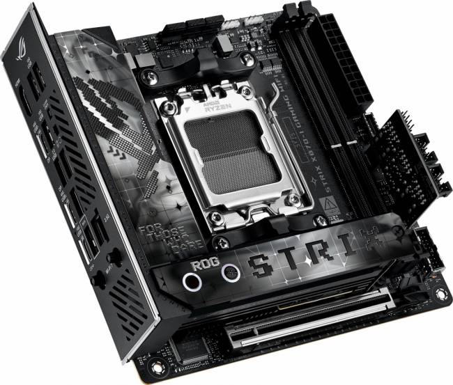 Материнская плата ASUS ROG STRIX X870-I GAMING WIFI — для бизнеса и офиса Материнская плата ASUS ROG STRIX X870-I GAMING WIFI — для бизнеса и офиса