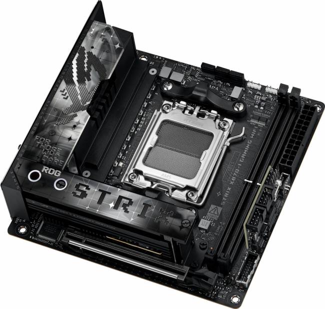 Материнская плата ASUS ROG STRIX X870-I GAMING WIFI — для бизнеса и офиса Материнская плата ASUS ROG STRIX X870-I GAMING WIFI — для бизнеса и офиса