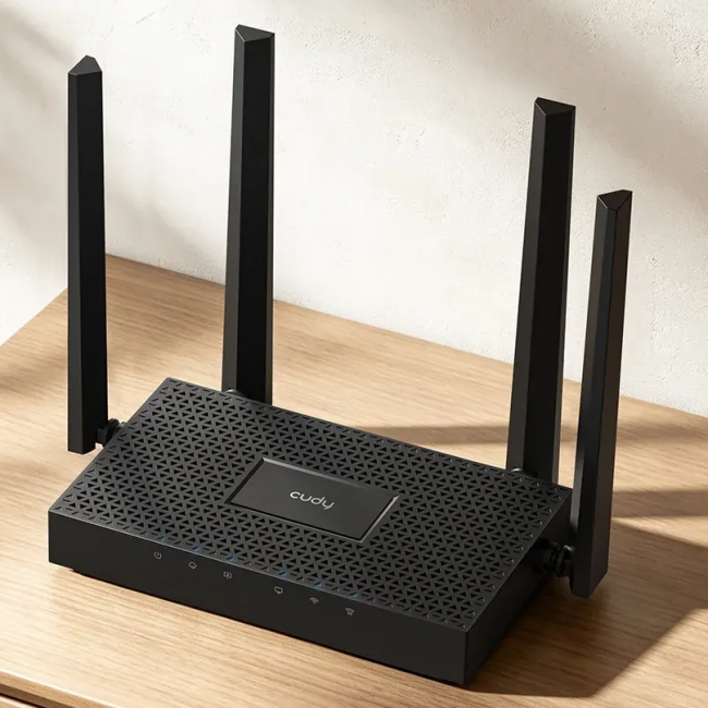Двухдиапазонный 2,5-гигабитный роутер Wi-Fi 7 BE5000 с поддержкой Mesh Cudy WR5000 — для бизнеса и офиса Двухдиапазонный 2,5-гигабитный роутер Wi-Fi 7 BE5000 с поддержкой Mesh Cudy WR5000 — для бизнеса и офиса